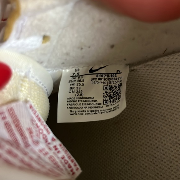 Nike Cortez ‘72 white with red and blue size 8 - Picture 4 of 5